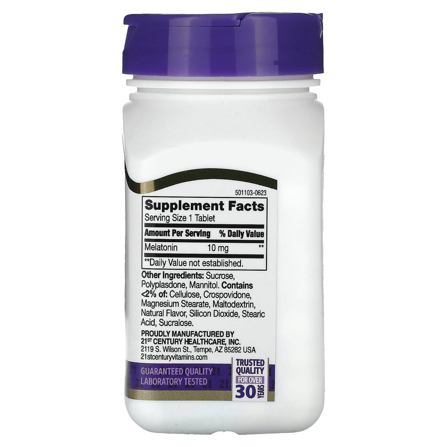 21st Century, Extra Strength Melatonin, Quick Dissolve, Cherry, 10 mg, 360 Tablets
