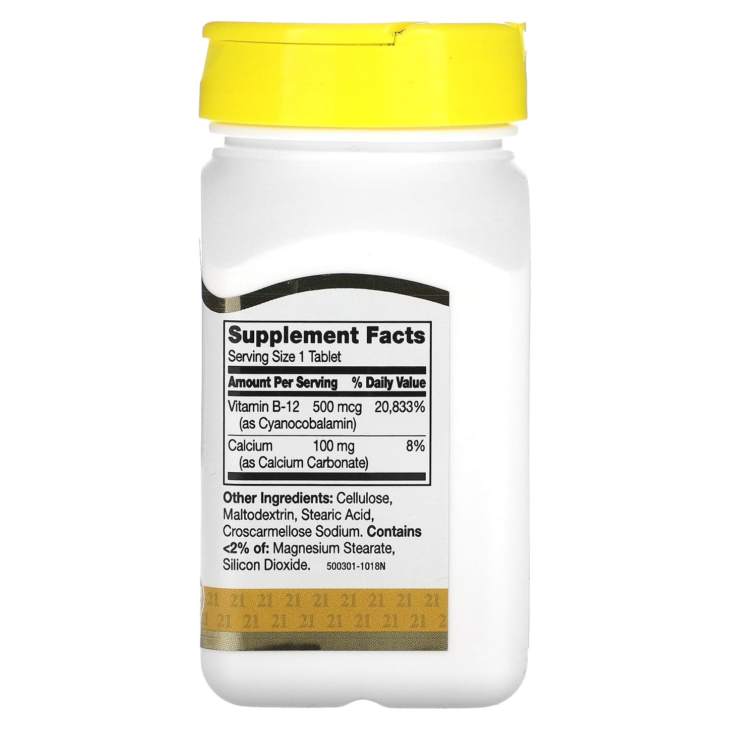 21st Century, Vitamin B-12, 500 mcg, 110 Tablets