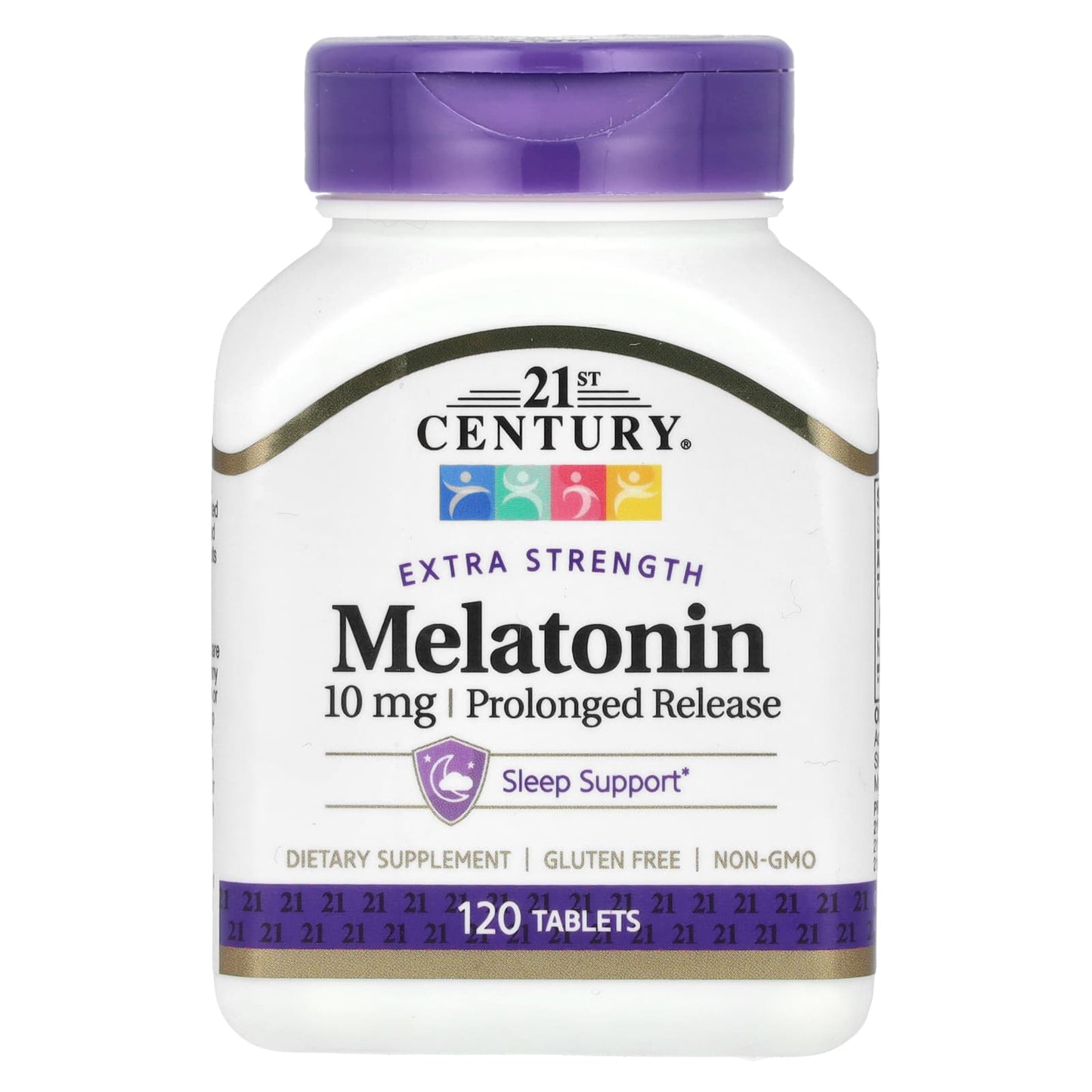 21st Century, Extra Strength Melatonin, Prolonged Release, 10 mg, 120 Tablets
