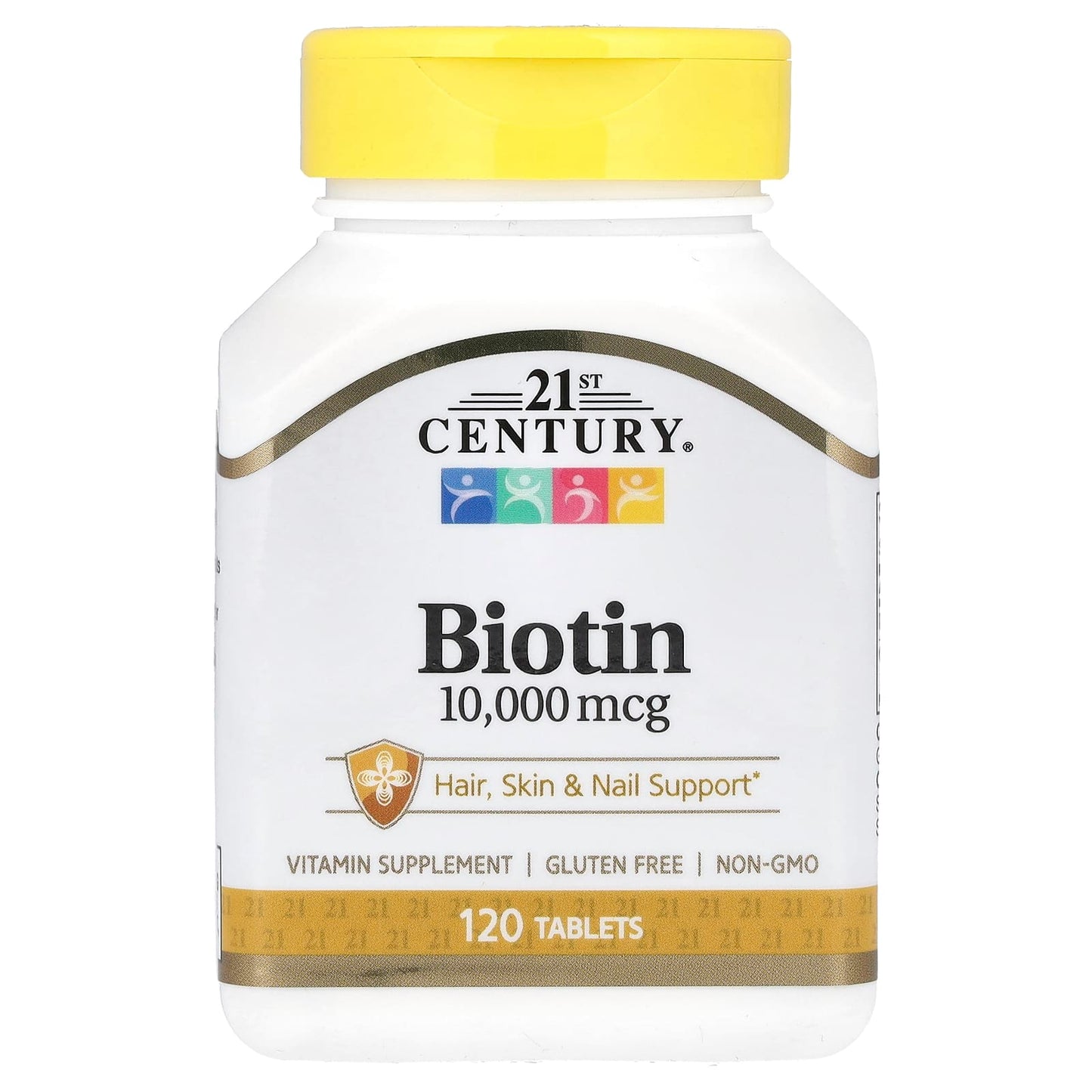 21st Century, Biotin, 10,000 mcg, 120 Tablets