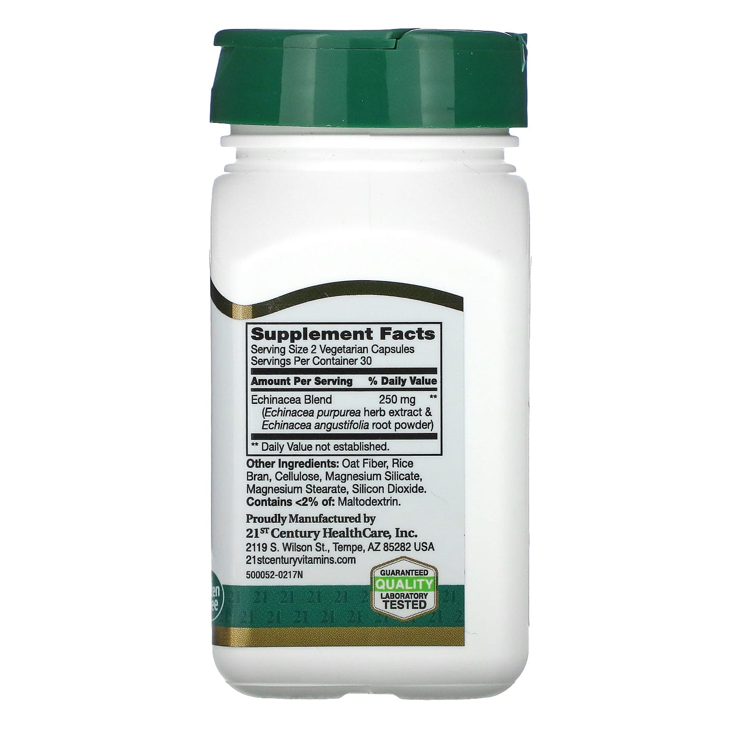 21st Century, Echinacea Complex, 60 Vegetarian Capsules (125 mg per Capsule)
