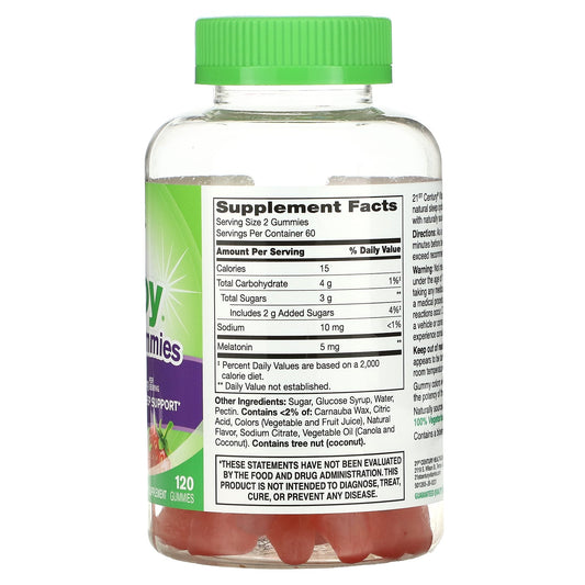21st Century, VitaJoy Melatonin Gummies, 120 Gummies (2.5 mg per Gummy)