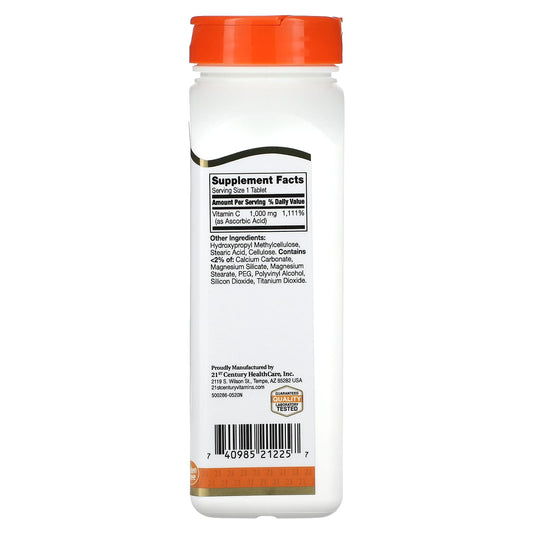 21st Century, C-1000, Prolonged Release, 1,000 mg, 110 Tablets