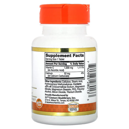 21st Century, Vitamin C, 1,000 mg, 60 Tablets