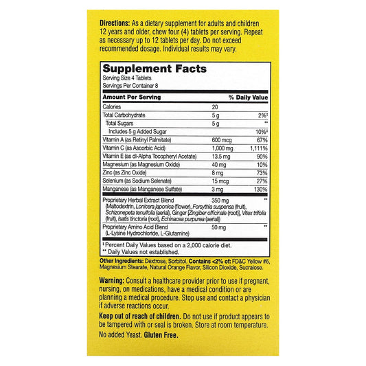 21st Century, ImmuBlast, Vitamin C, Citrus, 32 Chewable Tablets